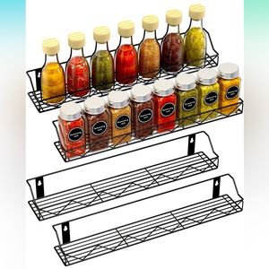 Spice Rack Wall Mount - Over the range